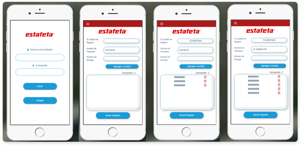 Estafeta - Mobile app for Pharmacy Deliveries